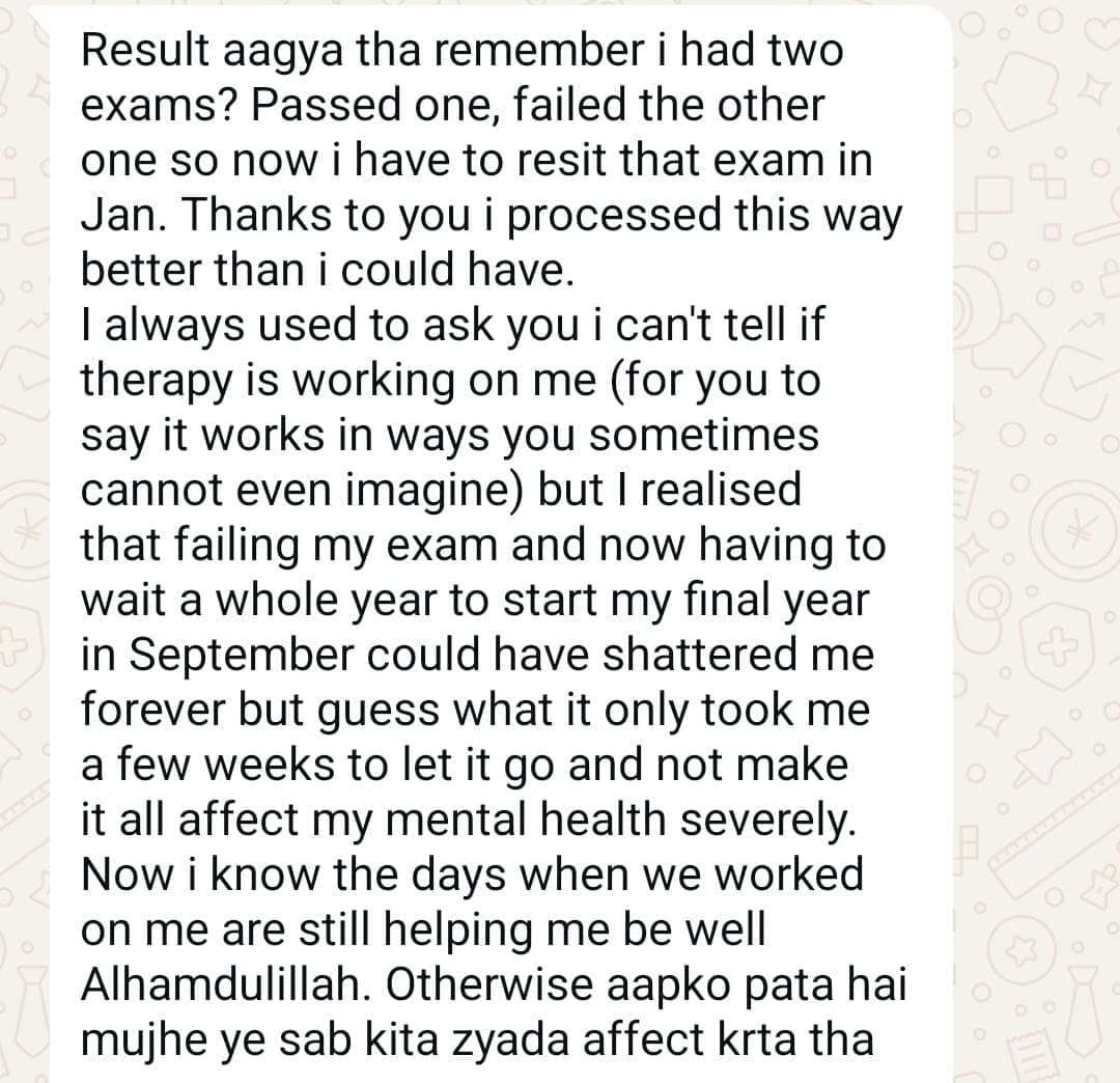 Client review screenshot